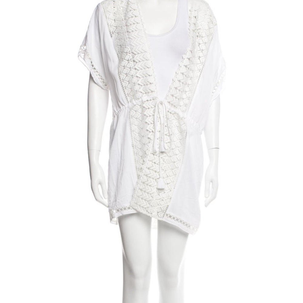 Ramy Brook White Lace Cover-Up